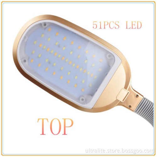 Dimmbares Vollesspektrum natürliches Licht mit Schwselebegrost, LED Light Night Reading Lampe